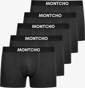 Montcho Boxershorts 'Essence' in Grau: Vorderseite