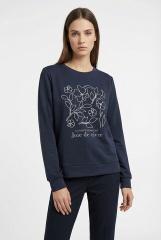 Soyaconcept Sweatshirt in Blue: front