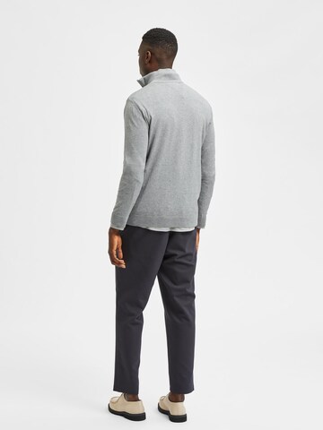 SELECTED HOMME Regular Fit Pullover 'Berg' in Grau