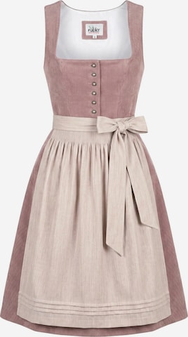 Trachtenhof Nübler Dirndl 'Dirndl midi Kira' in Pink: Vorderseite