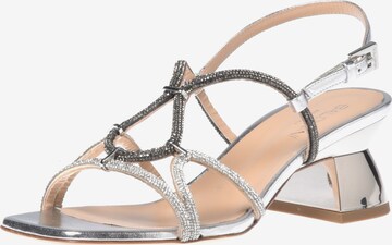 Baldinini Strap Sandals in Silver: front