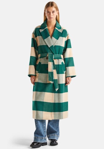 UNITED COLORS OF BENETTON Winter Coat in Green: front