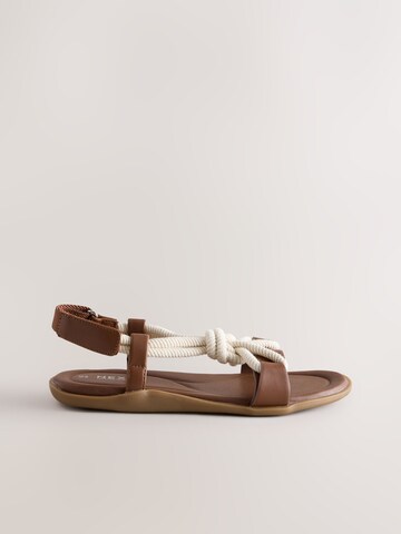 Next Sandale in Braun