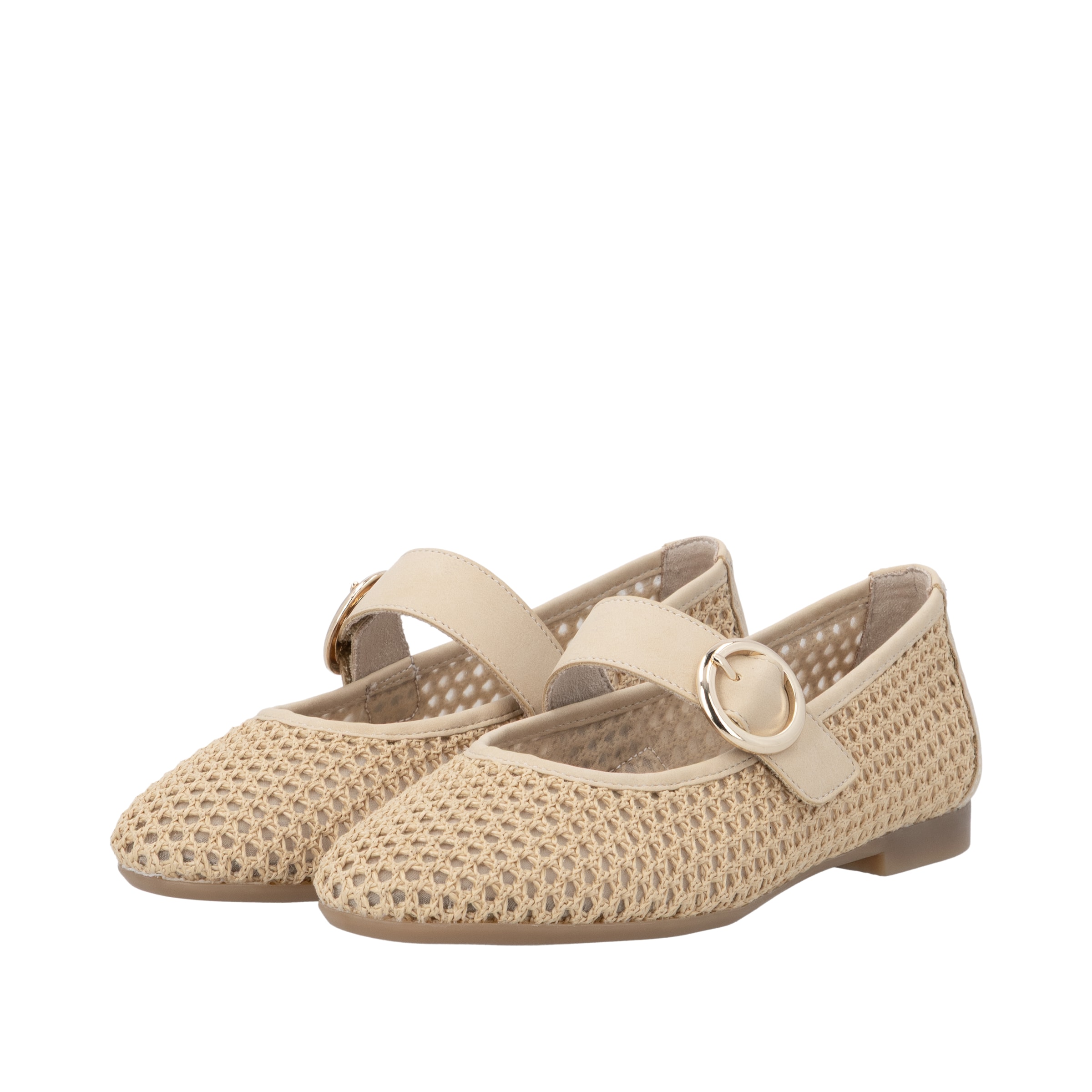 Ballerines à lanières 'Dok17' REMONTE en beige