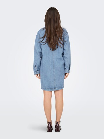 ONLY Shirt dress 'BIRDIE' in Blue