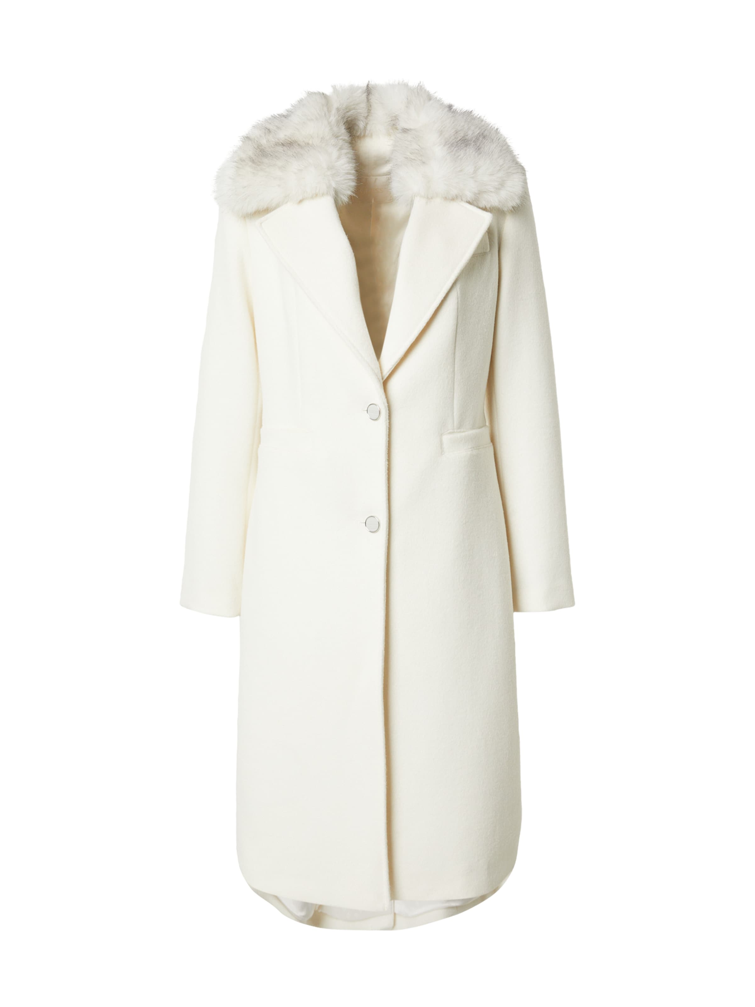 GUESS Демисезонное пальто в Белый: спереди