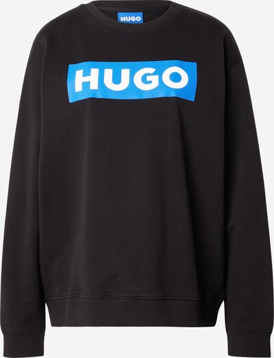 HUGO Sweatshirt 'Classic' in himmelblau / schwarz / weiß, Produktansicht