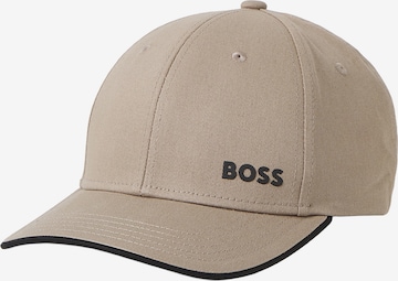 BOSS Cap in Grau: Vorderseite