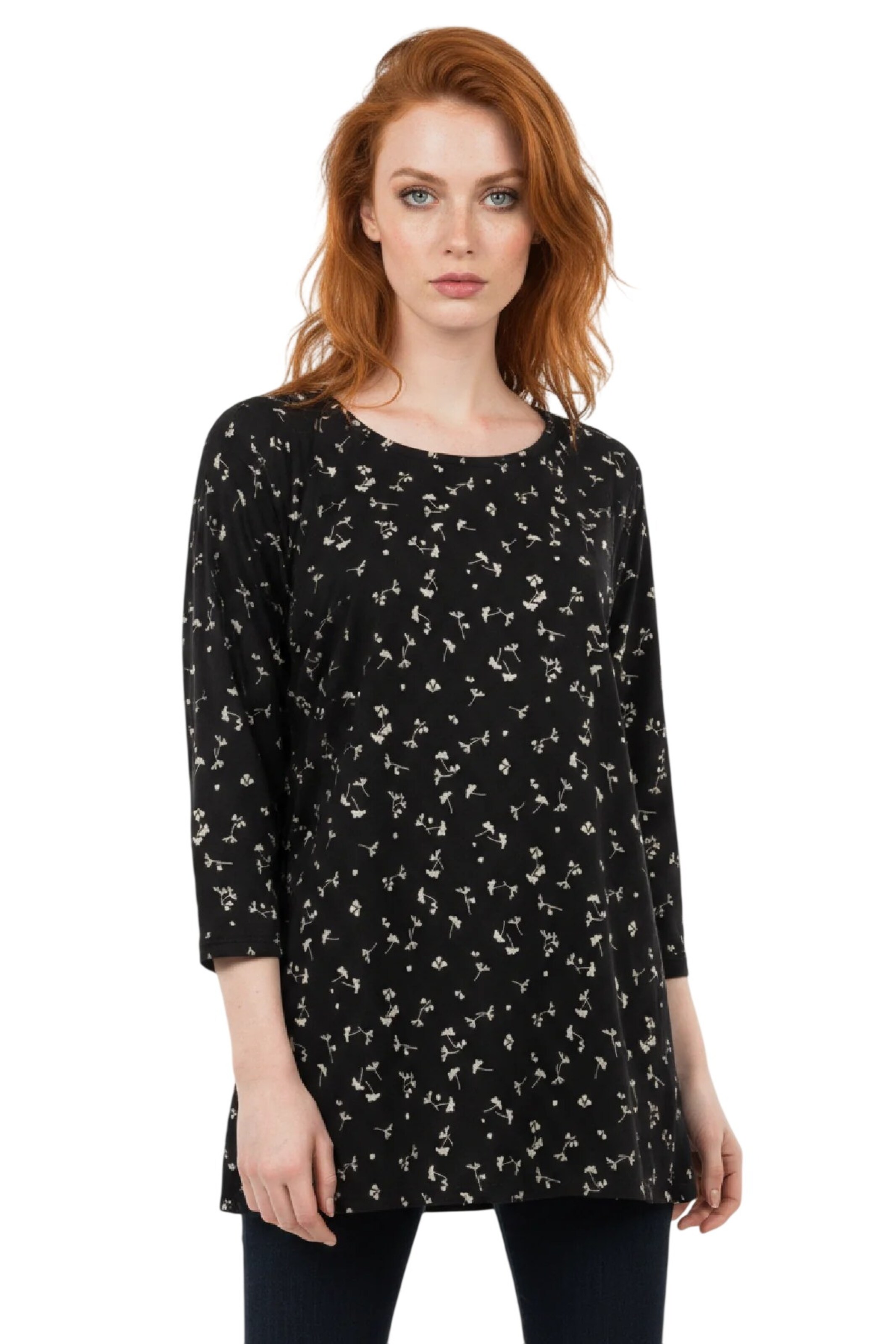 Alexa Dash Shirt in Zwart: voorkant