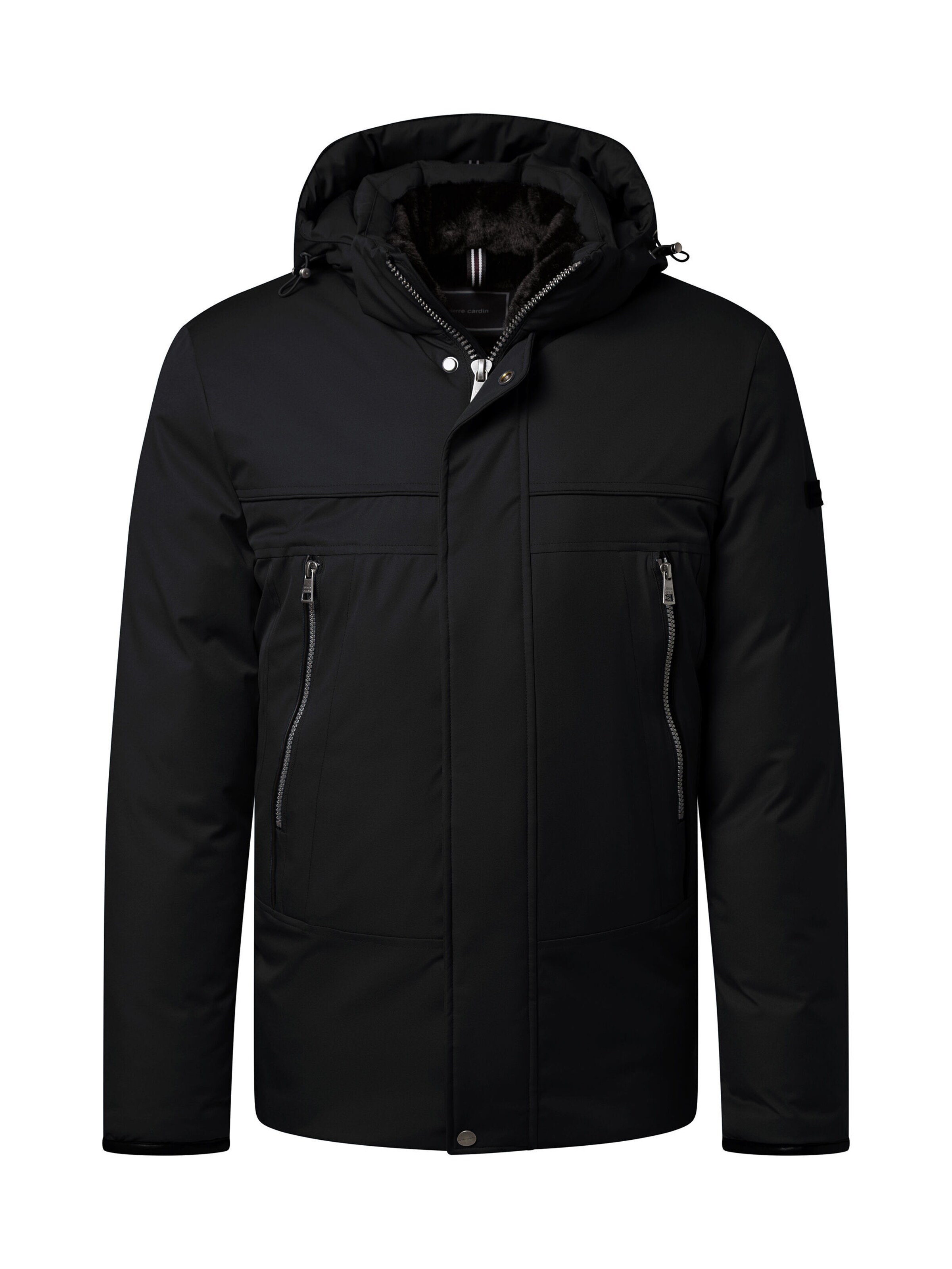 PIERRE CARDIN Winter jacket in Black: front
