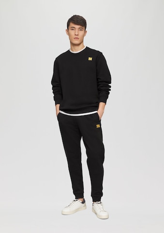 s.Oliver Tapered Broek 'Phoenix' in Zwart