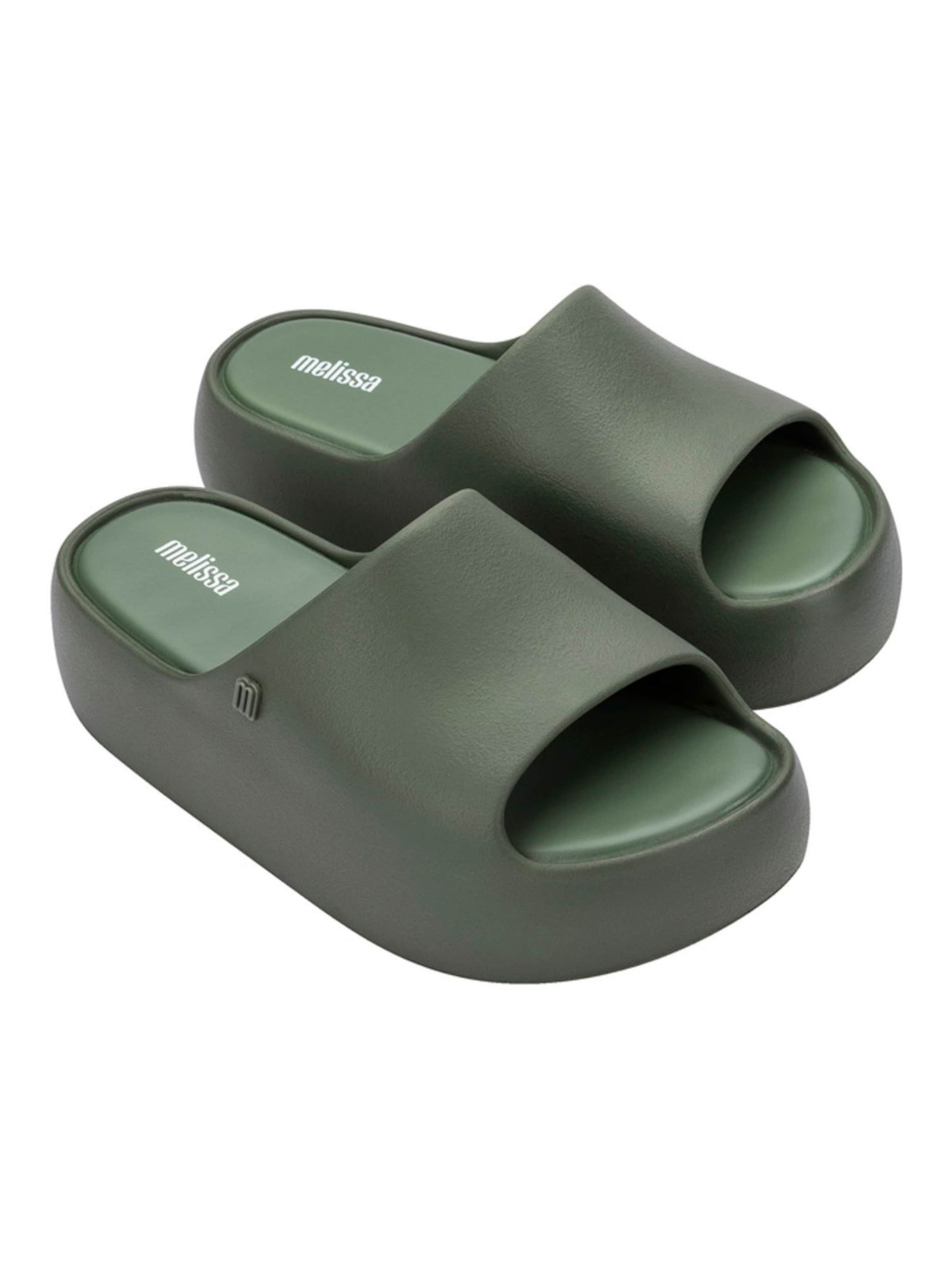 MELISSA Mules in Green