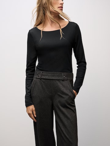 STREET ONE Shirt 'New Lanea' in Zwart