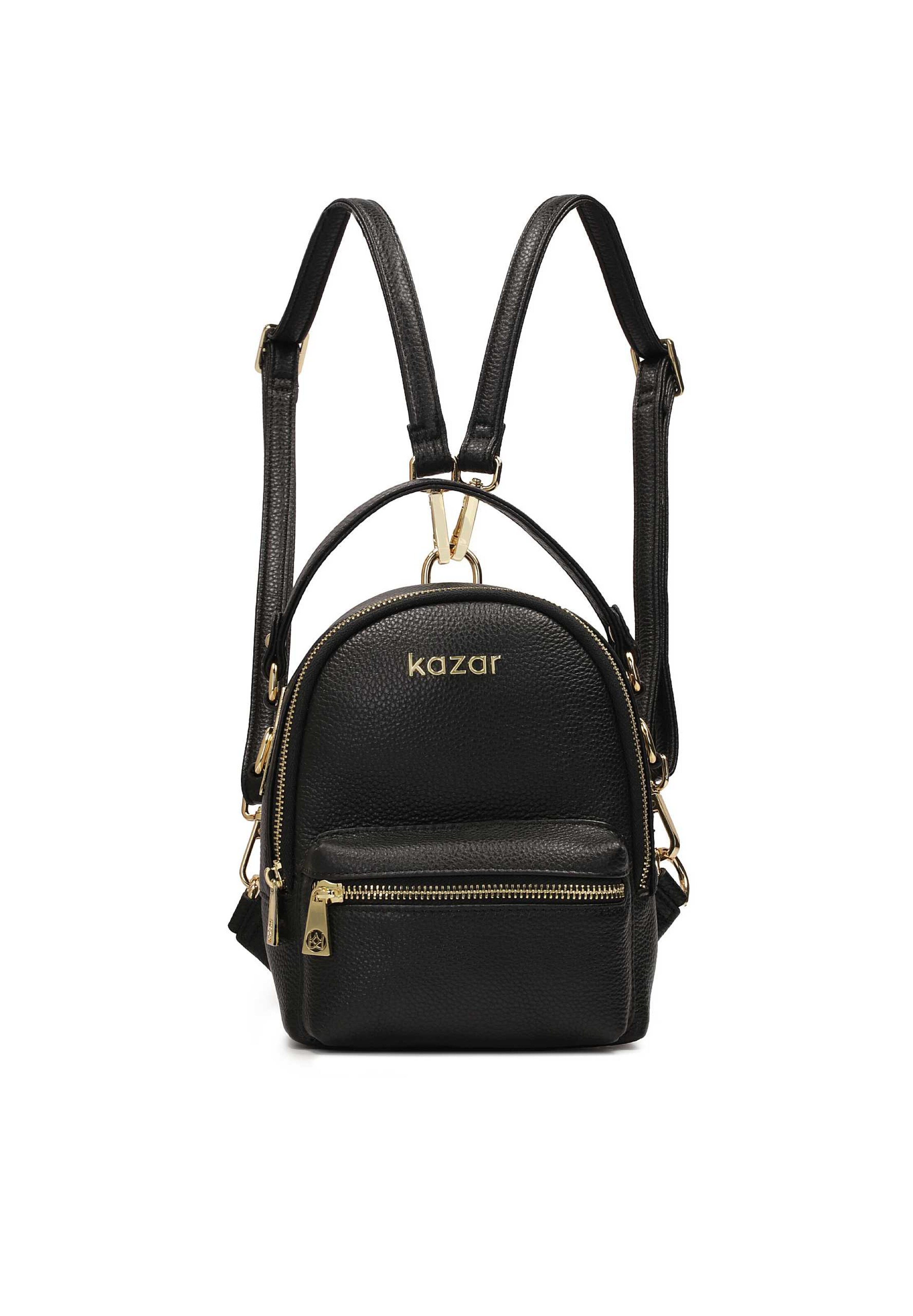 Kazar Hátizsák - fekete: elől