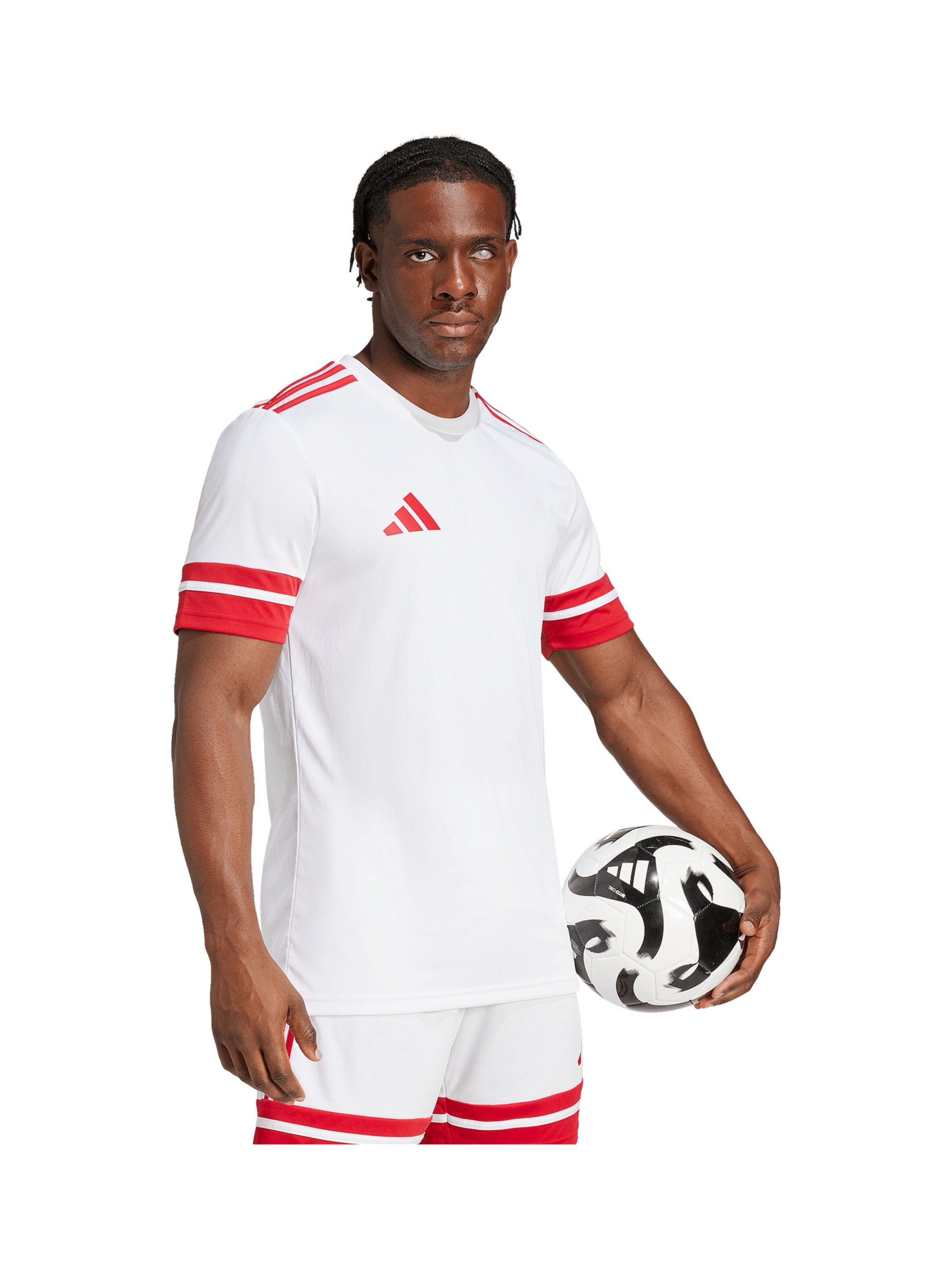 ADIDAS PERFORMANCE - Camisa funcionais 'Squadra 25' em vermelho: frente