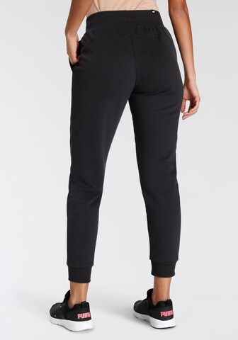 PUMA Tapered Sporthose in Schwarz
