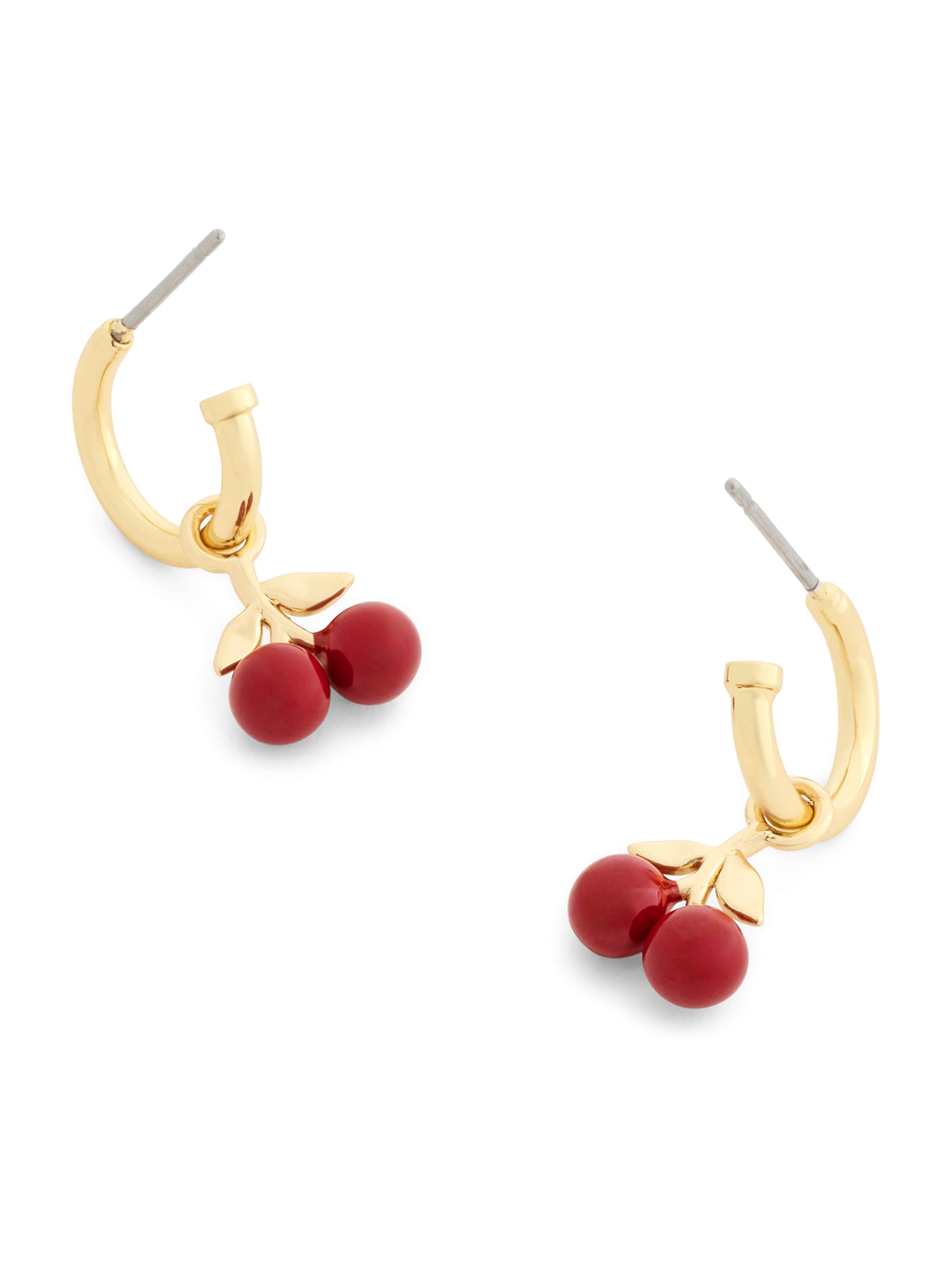 COACH Kolczyki w kolorze czerwony