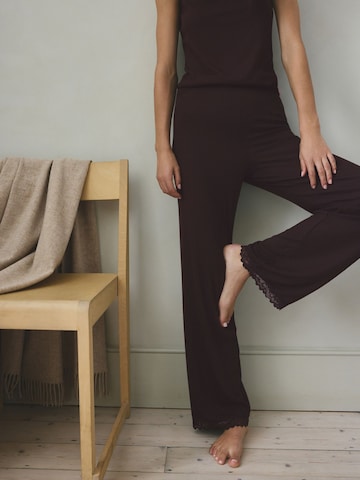 Wide leg Pantaloni di Next in marrone