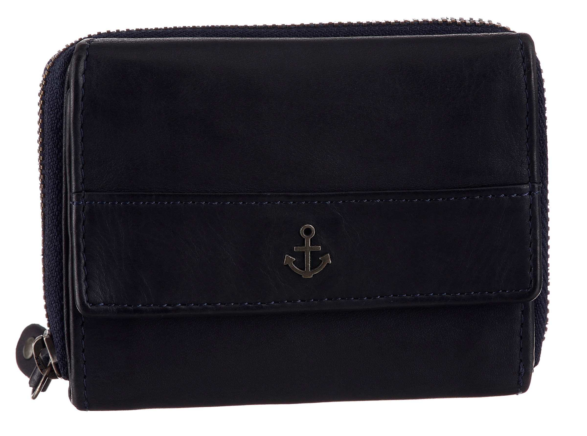 Harbour 2nd Wallet 'Carla' in Blue: front