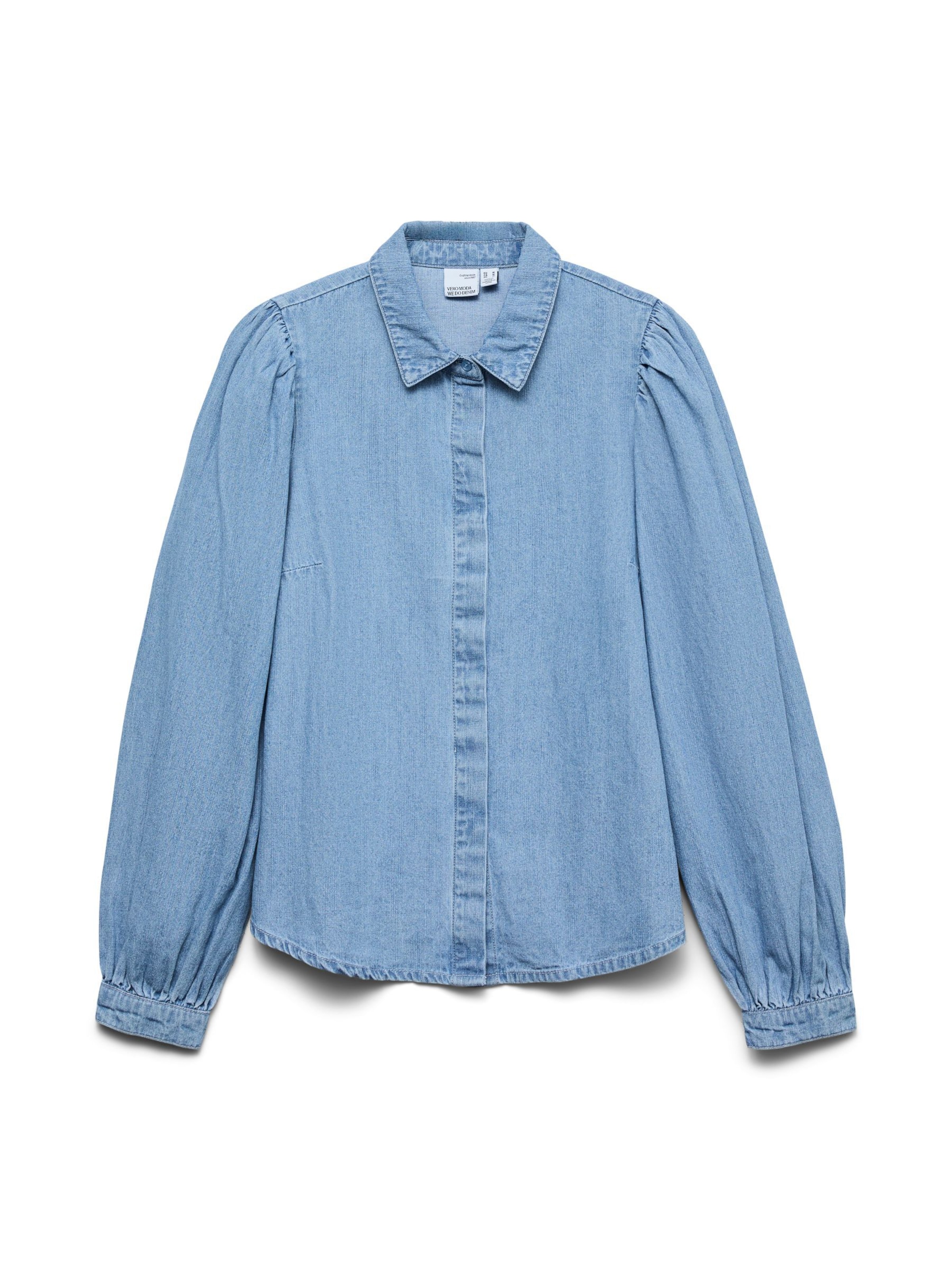 VERO MODA Bluse 'VMNILY' i blå: forside