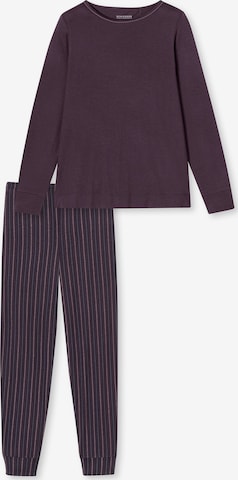 SCHIESSER Pyjama ' Comfort Nightwear ' in Lila: voorkant