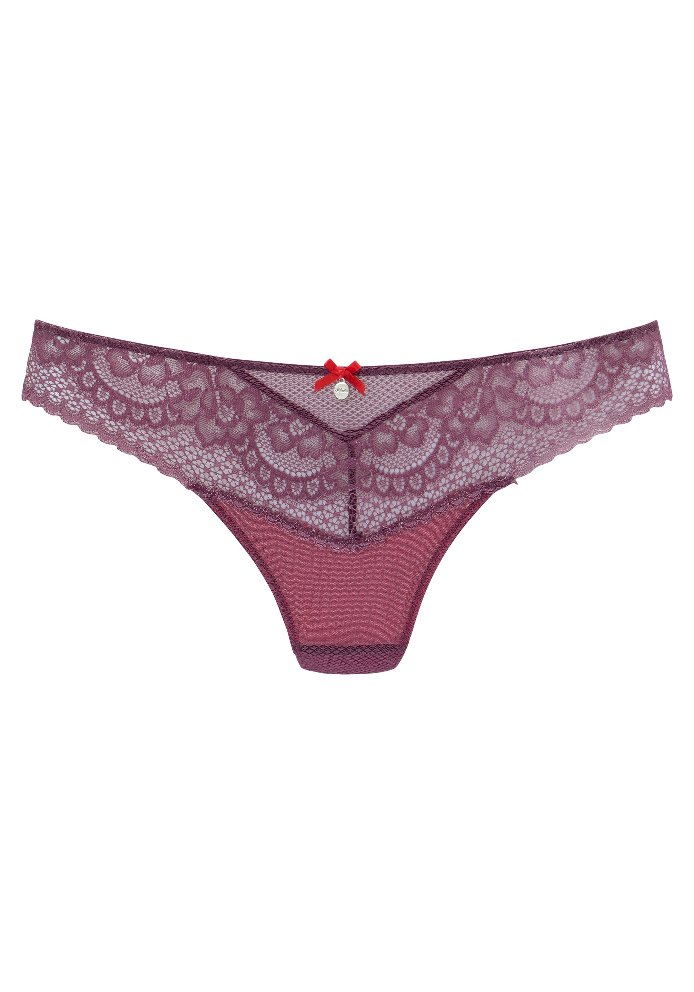 s.Oliver String in Lila: Vorderseite