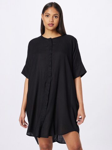 Monki Skjortklänning i svart: framsida