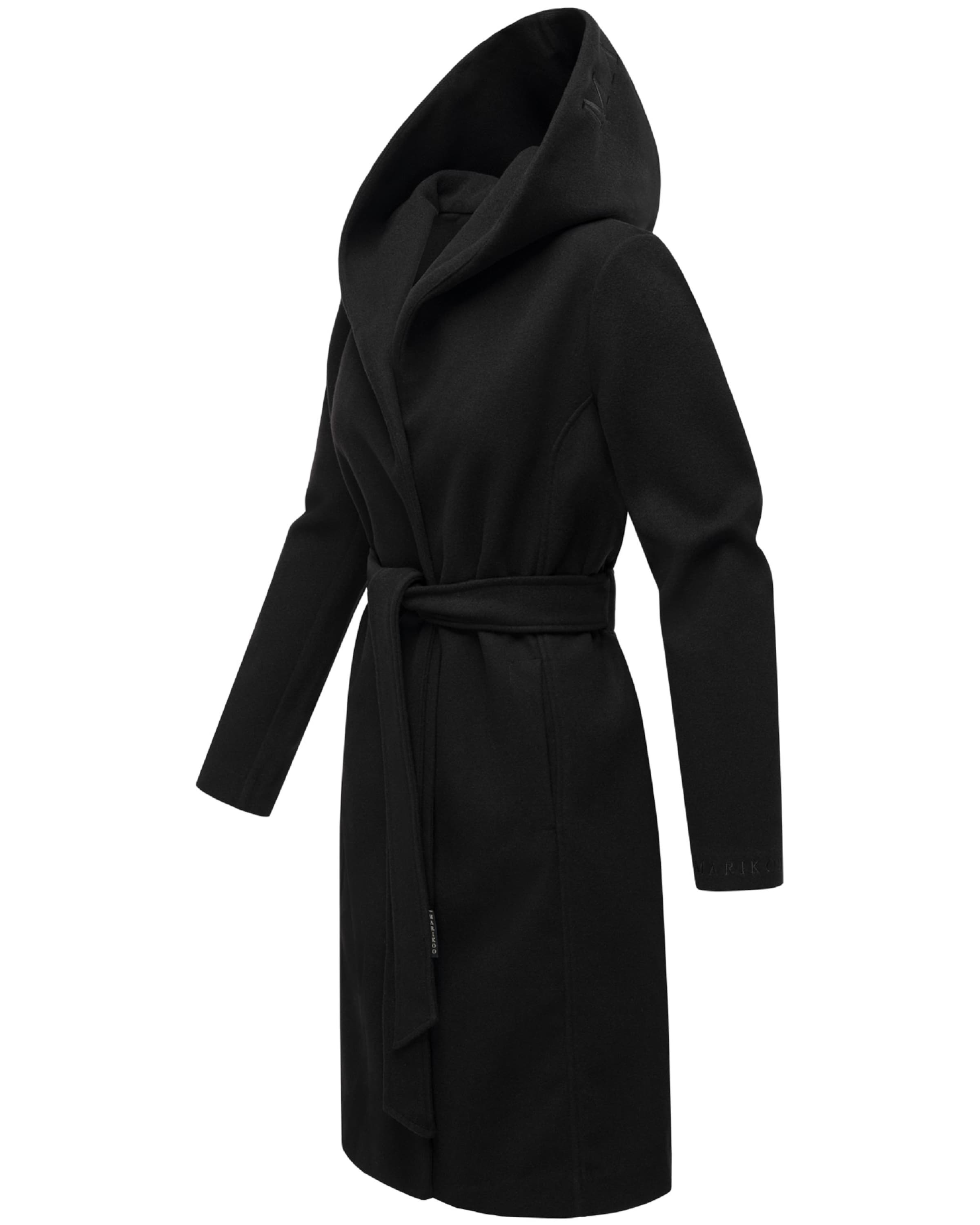 MARIKOO Ανοιξιάτικο και φθινοπωρινό παλτό 'Kailii 16' σε μαύρο