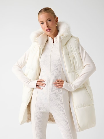 GUESS Sports Vest in White: front