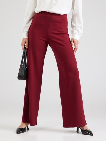 SISTERS POINT Wide Leg Hose 'GLUT' in Rot: Vorderseite