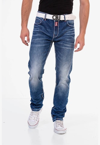 CIPO & BAXX Regular Jeans in Blauw: voorkant