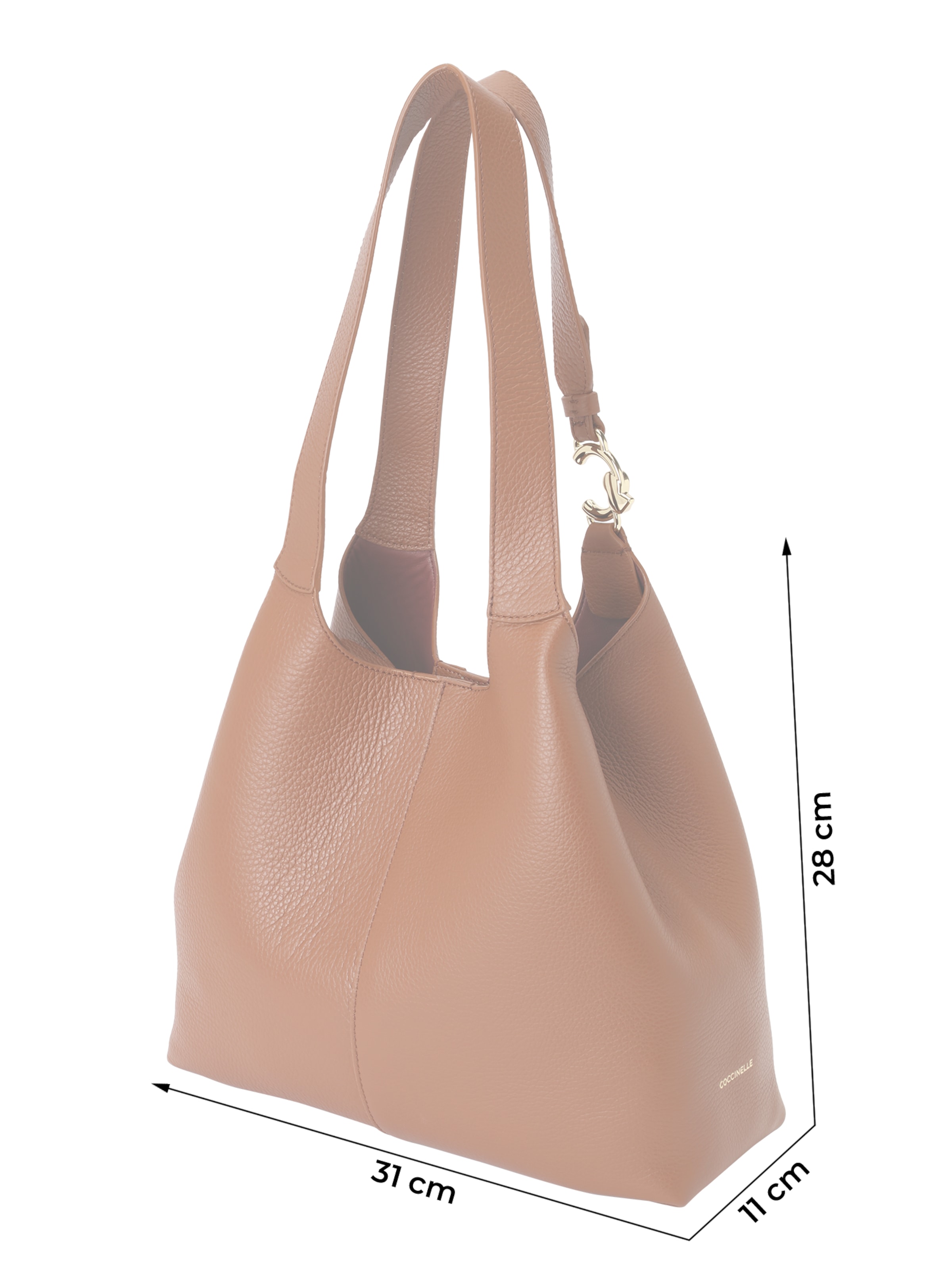 Coccinelle Наплечная сумка 'C-EASY' в Коричневый