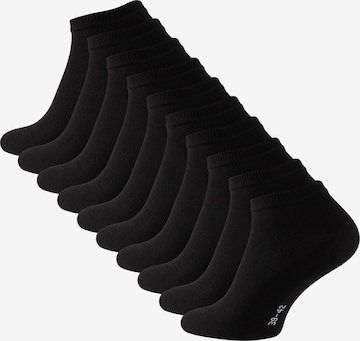 Cotton Prime Socken in Schwarz: Vorderseite