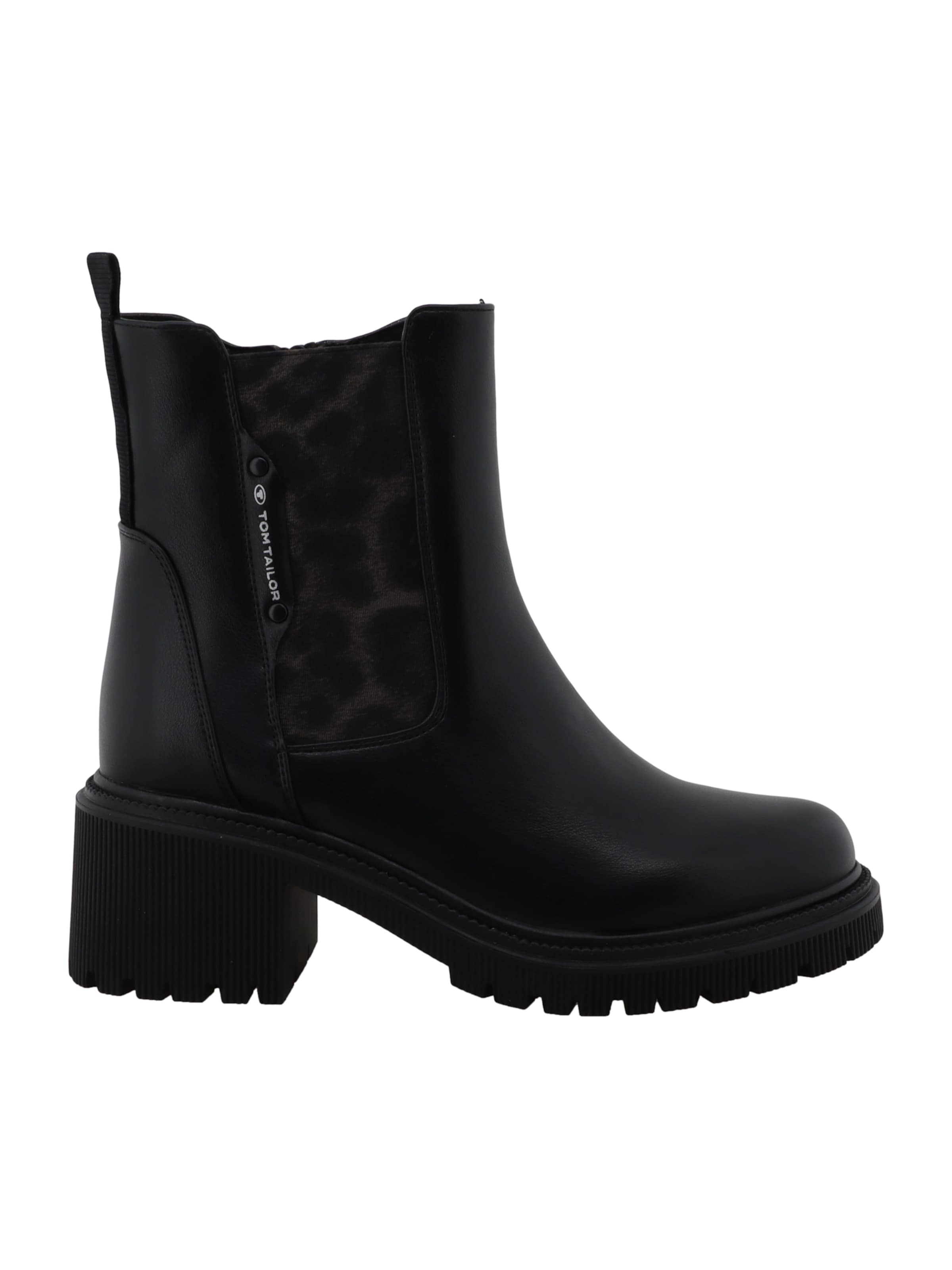 Bottines TOM TAILOR en noir : devant