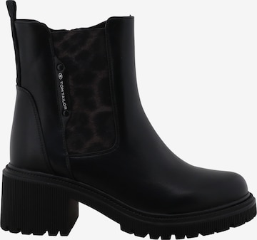 TOM TAILOR Stiefelette in Schwarz: Vorderseite