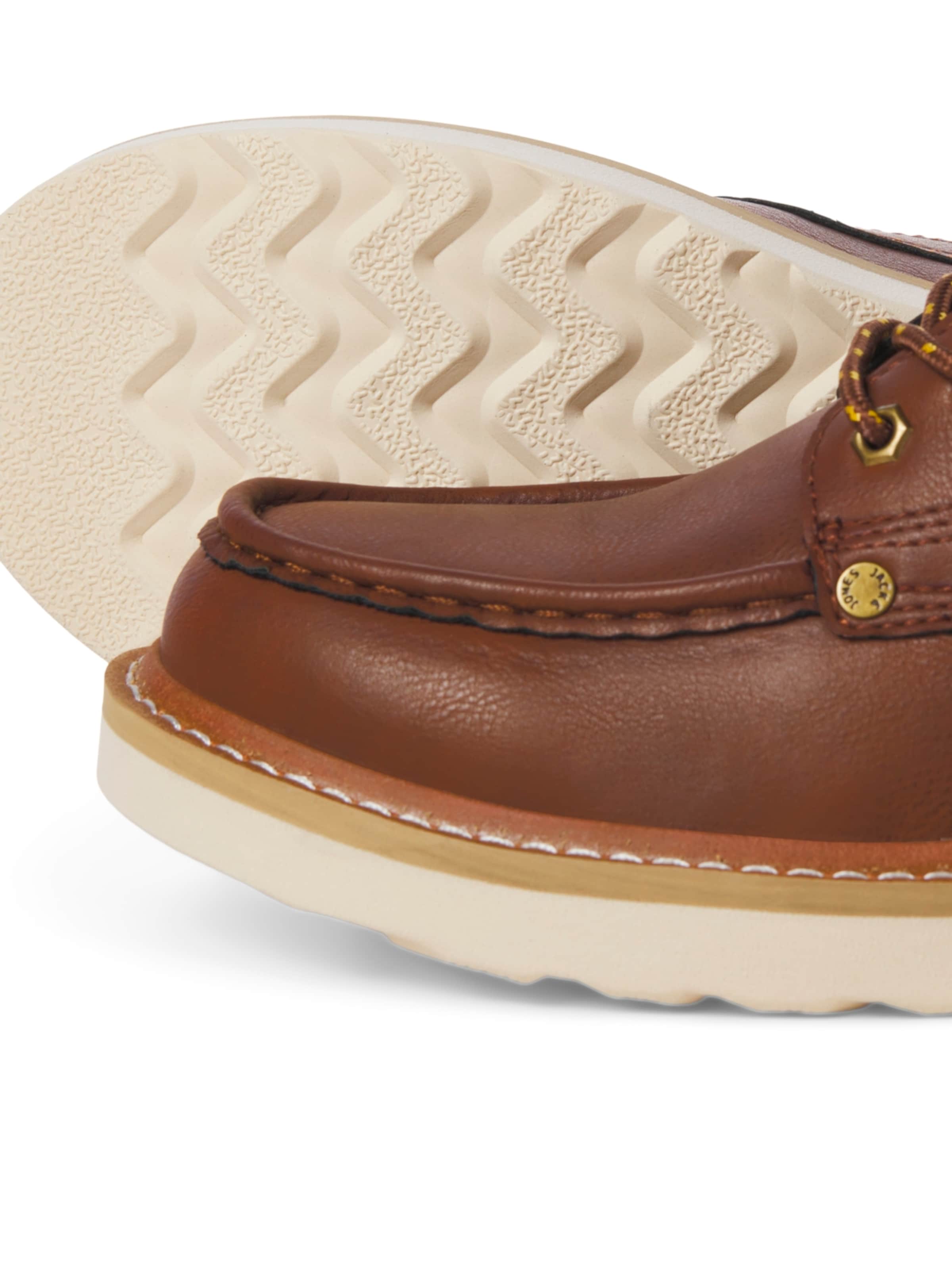 JACK & JONES Schnürboots 'JFWARCHWAY' in Braun
