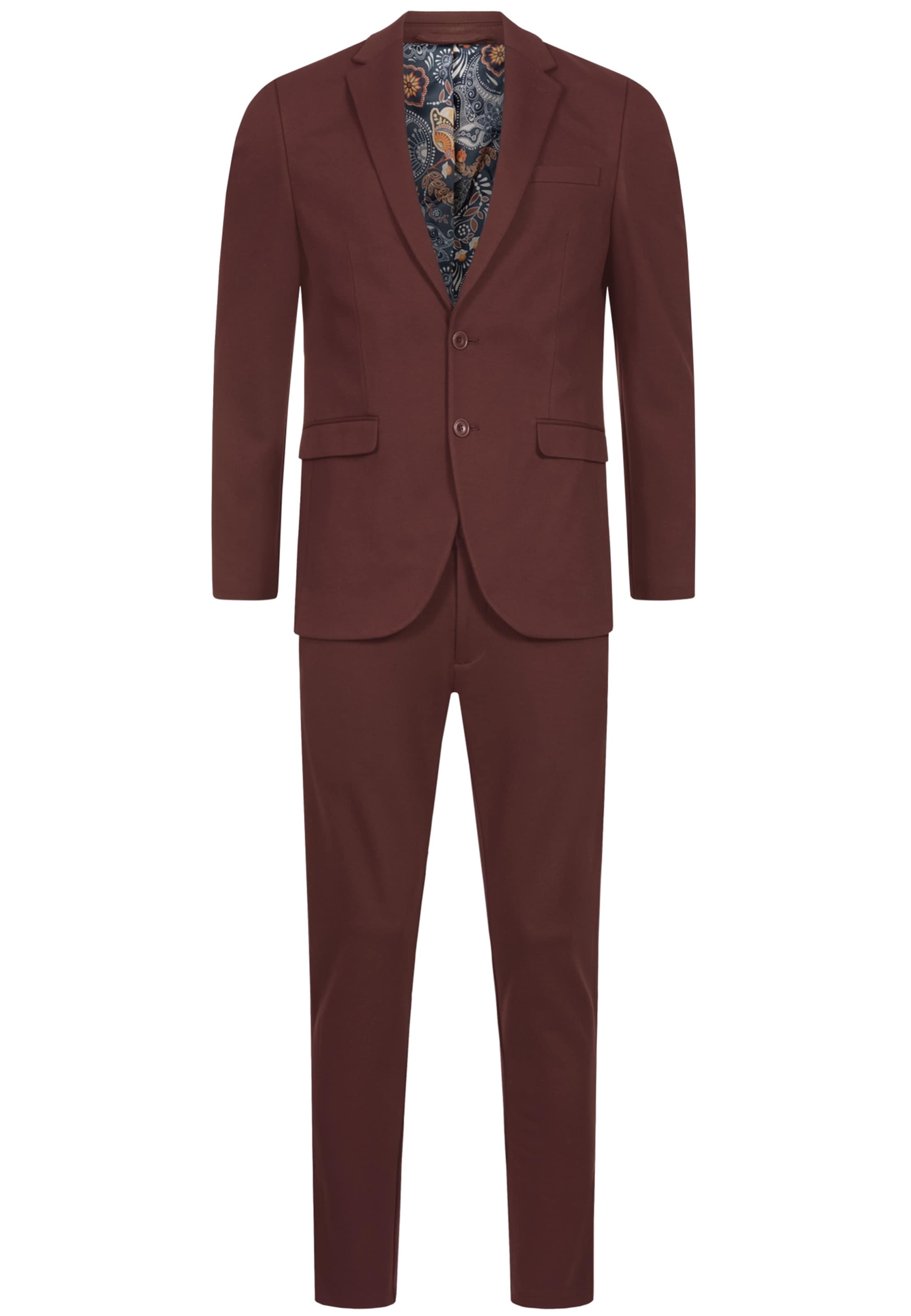 JEFF Slimfit Pak 'Ezra' in Rood: voorkant