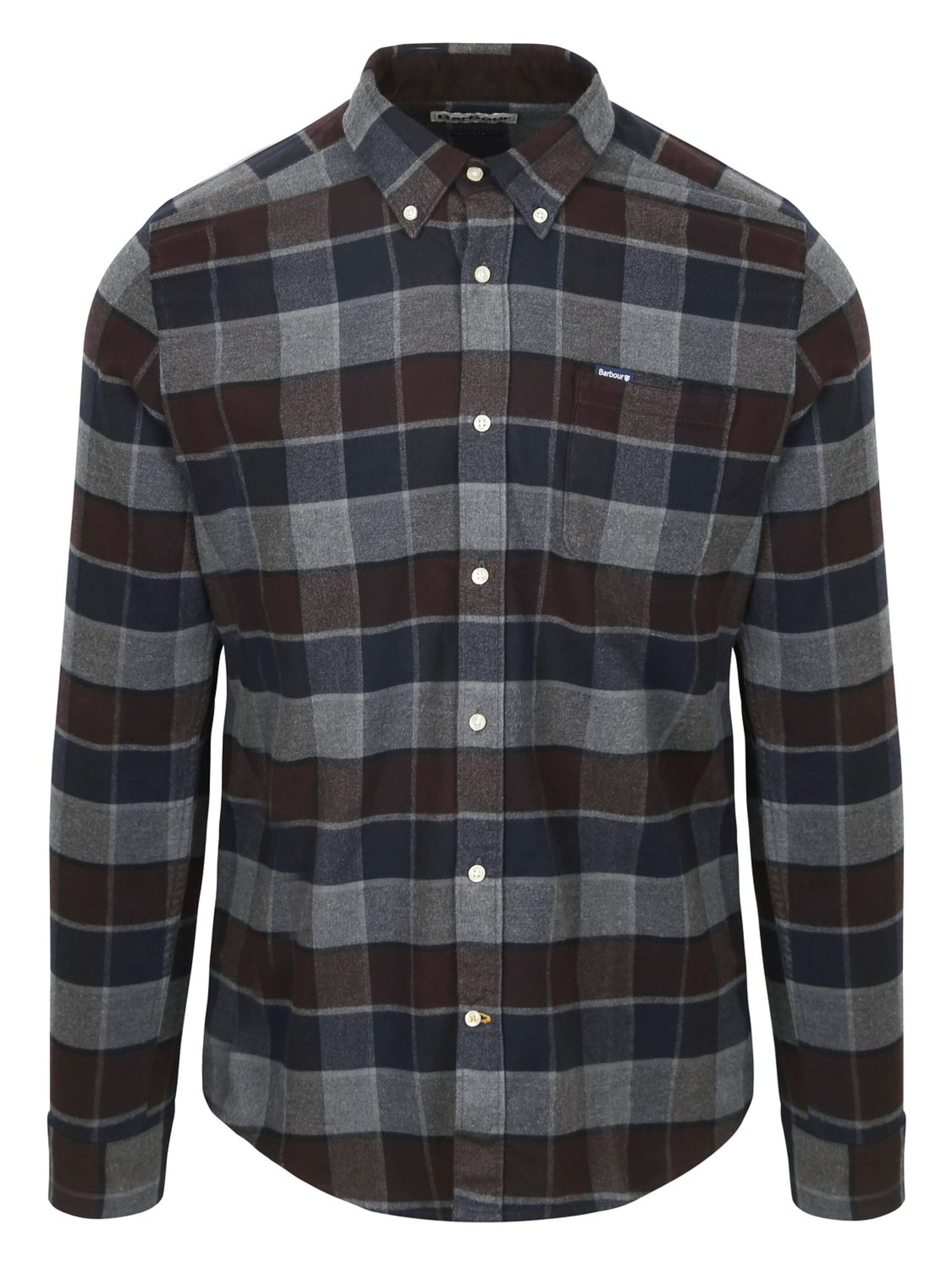 Barbour Regular fit Button Up Shirt in Blue: front