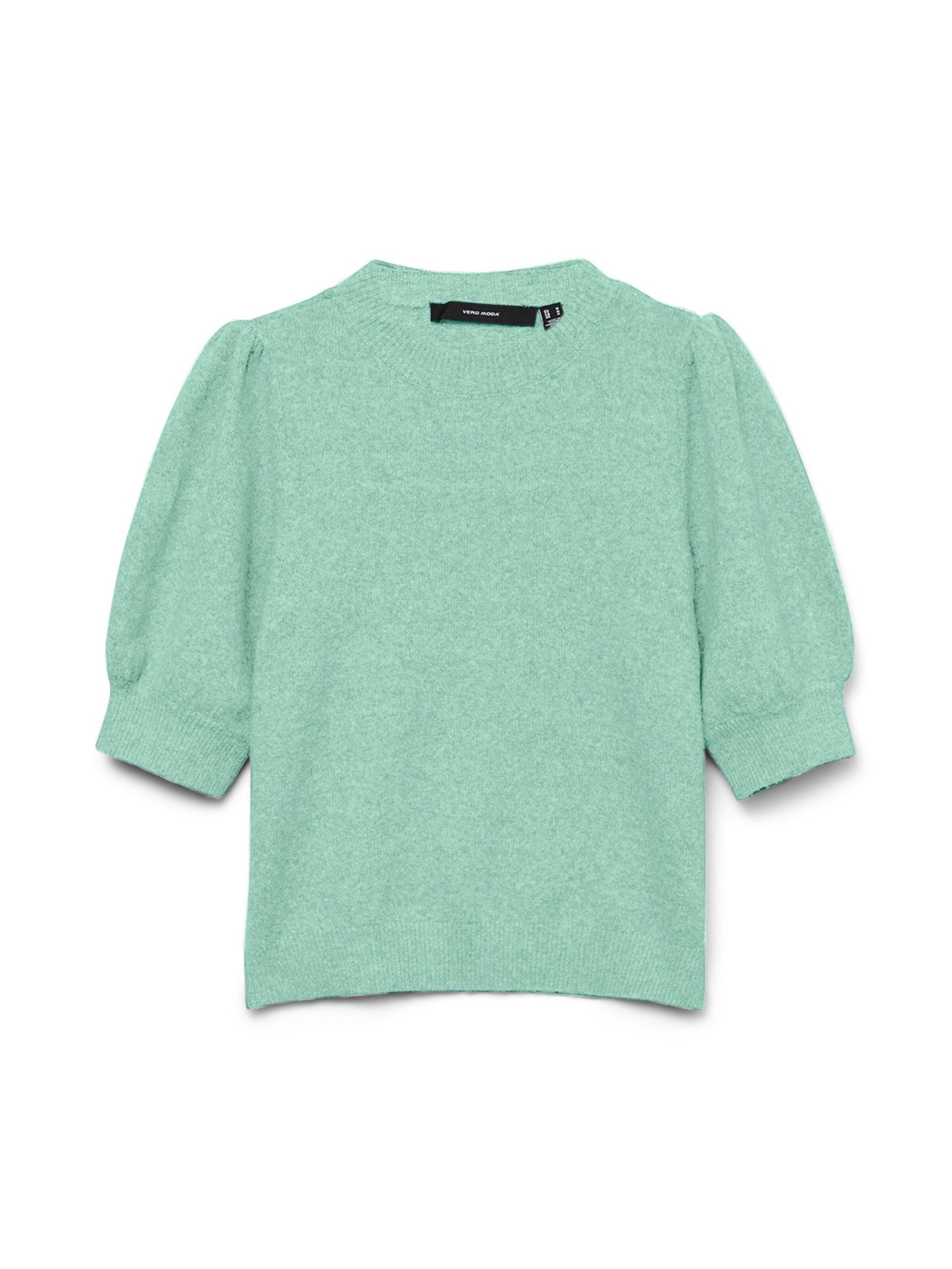 Vero Moda Petite Πουλόβερ 'VMDOFFY' σε πράσινο: μπροστά