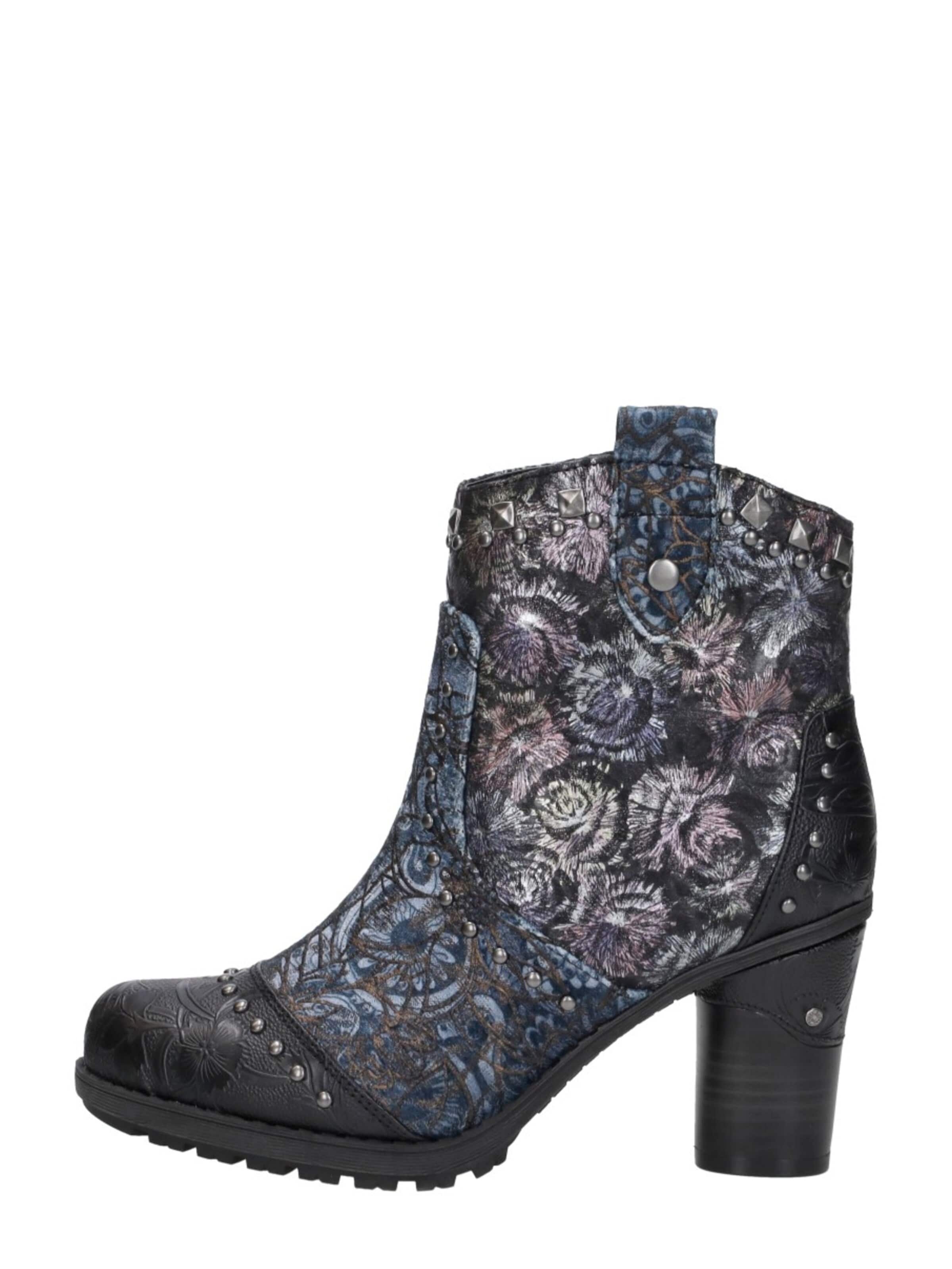 MUSTANG Boots 'Enkellaarsjes Hak' in Black: front