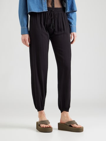 Hailys Tapered Housut 'Ro44xy' värissä musta: etupuoli