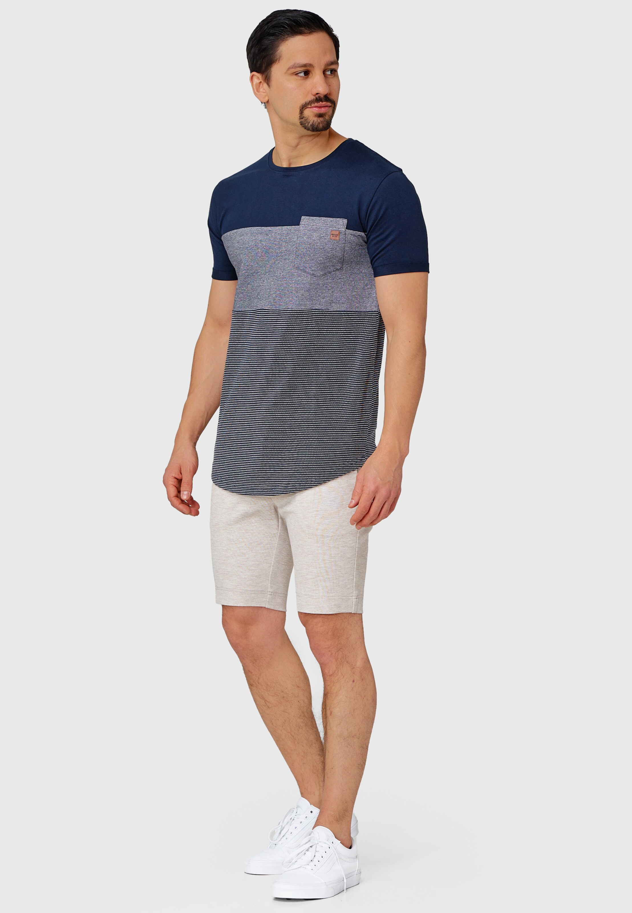 Männer Hosen INDICODE JEANS Shorts 'Aalborg' in Hellgrau - FG77313 Männer Hosen INDICODE JEANS Shorts 'Aalborg' in Hellgrau - FG77313