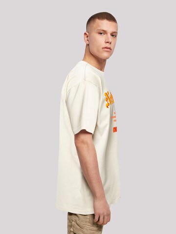 T-Shirt 'New York' F4NT4STIC en beige