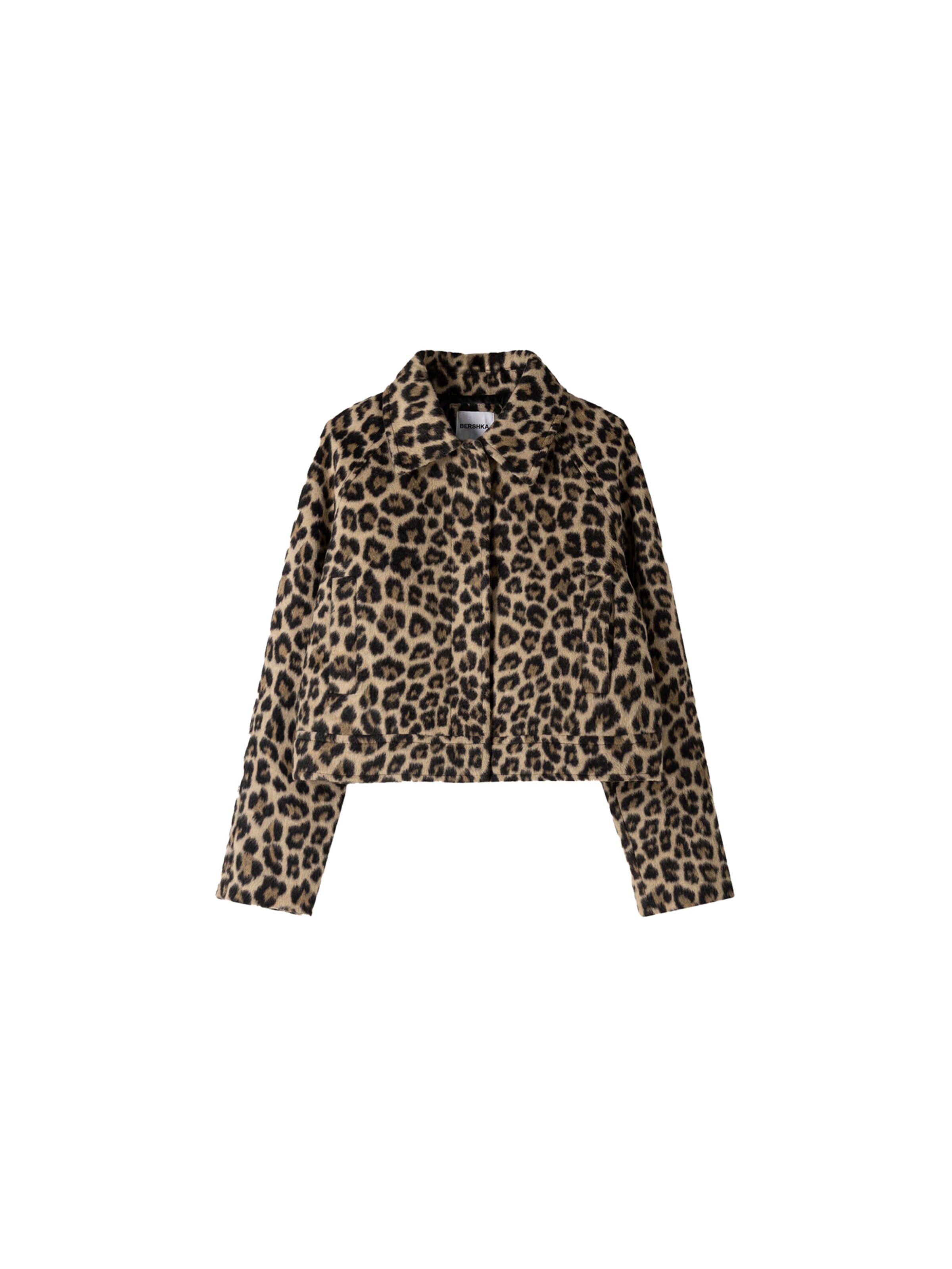 Geacă de primăvară-toamnă de la Bershka pe bej: față