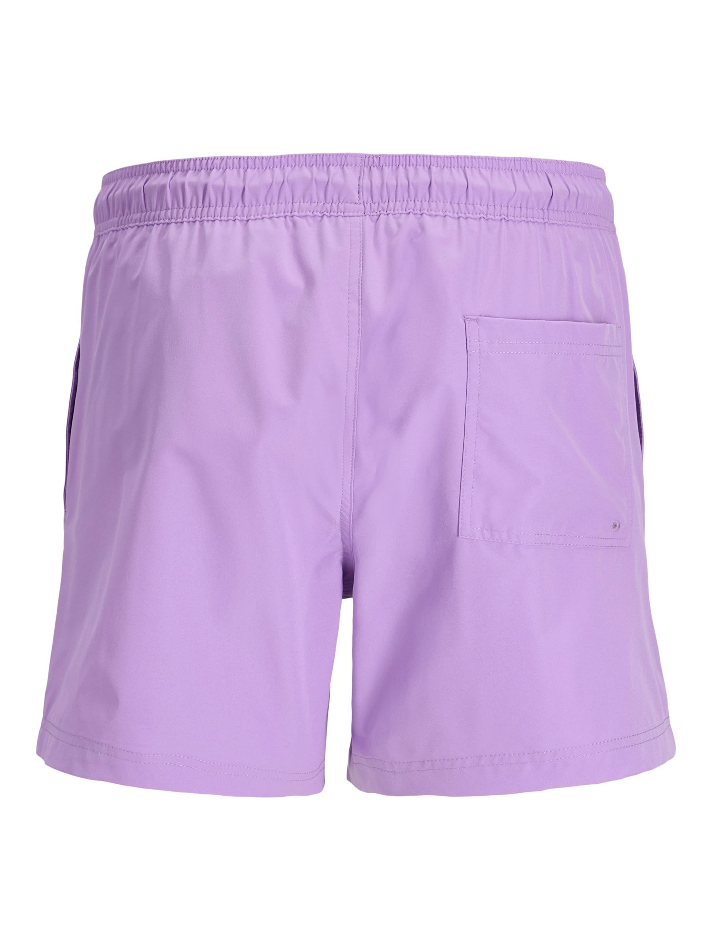 JACK & JONES Шорти за плуване 'JPSTMaui Tropic' в лилав