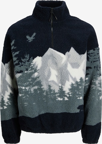 JACK & JONES Pullover 'JORBEAR MOUNTAIN' in Blau: Vorderseite