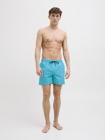 JACK & JONES Zwemshorts 'JPSTMaui' in Blauw