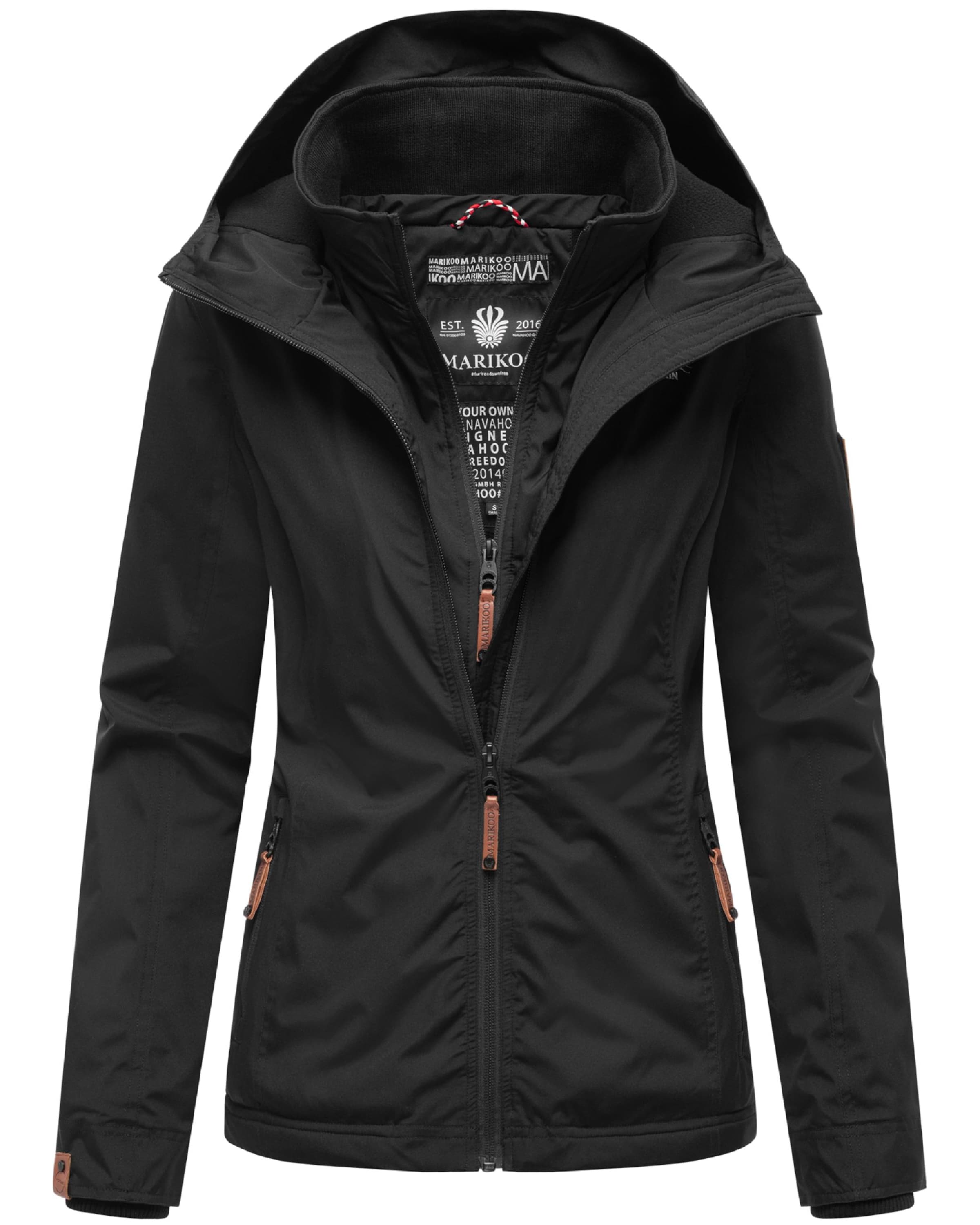 Geacă funcțională 'Erdbeere' de la MARIKOO pe negru