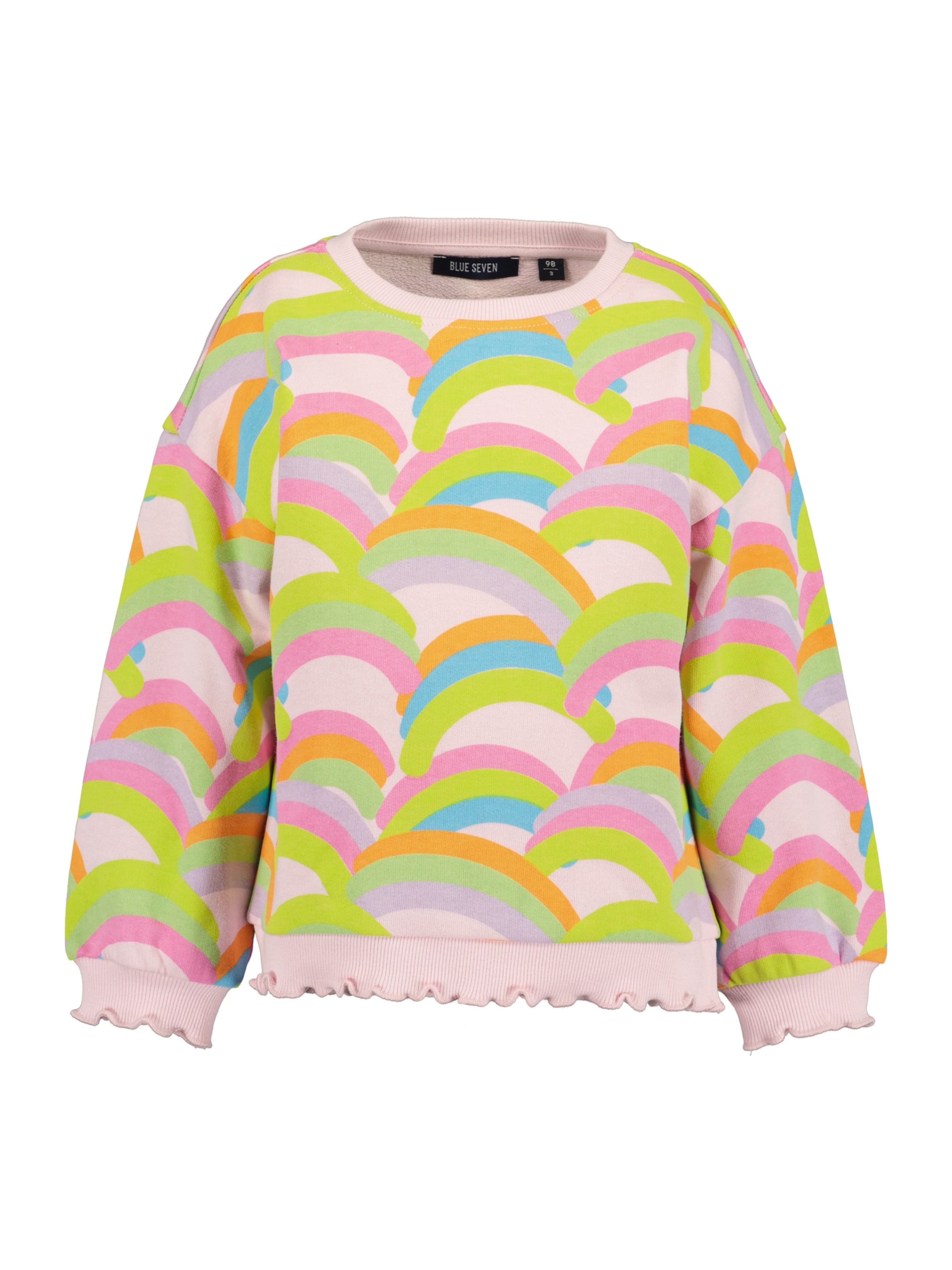 rožinė BLUE SEVEN Megztinis be užsegimo: priekis