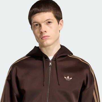 Veste de survêtement 'Adicolor' ADIDAS ORIGINALS en marron